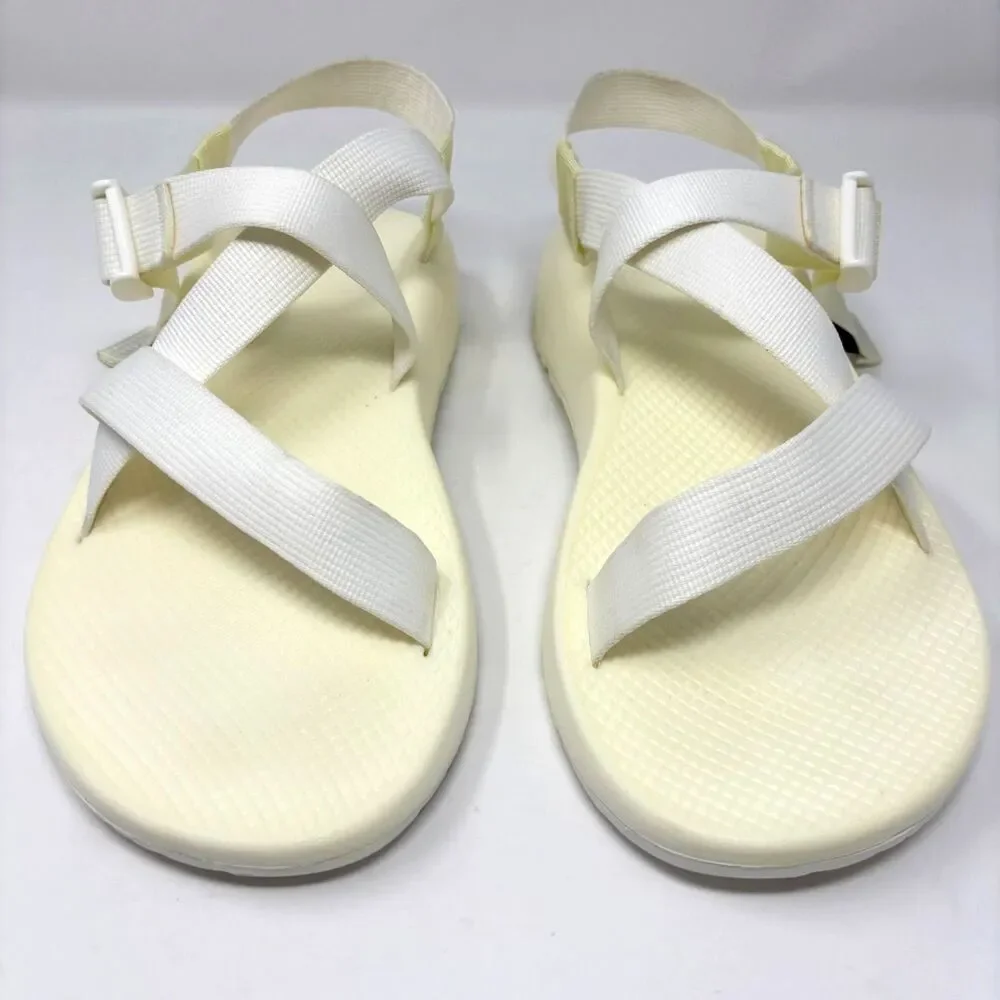 Chaco Z/1 Mens 11 Classic Strap Outdoor Hiking Sandal White-Cream Gorpcore Sport